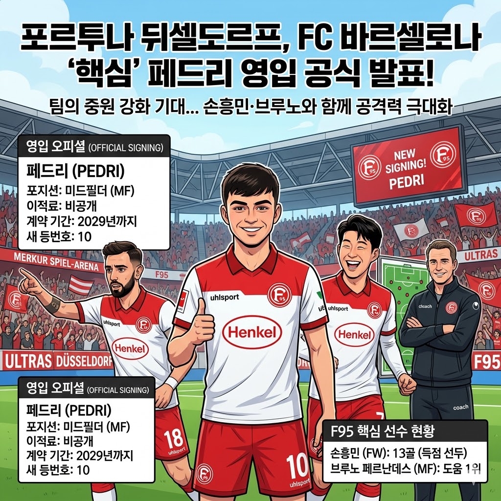 페드리, [주전 갈망] 뒤셀도르프 전격 합류!